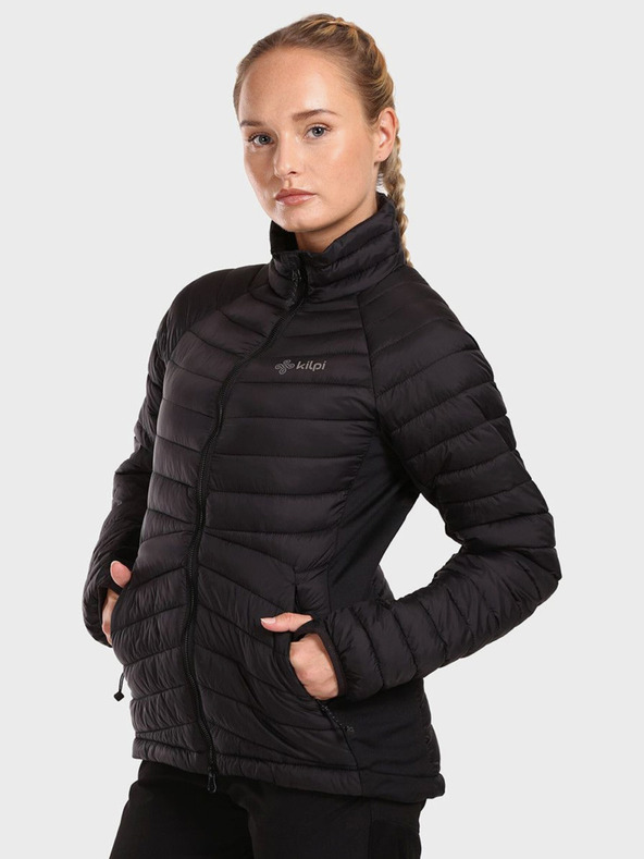 Kilpi Черно дамско зимно ватирано яке Kilpi ACTIS