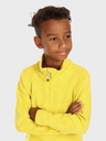 Kilpi Жълт детски поларен суитшърт Kilpi ALMERI