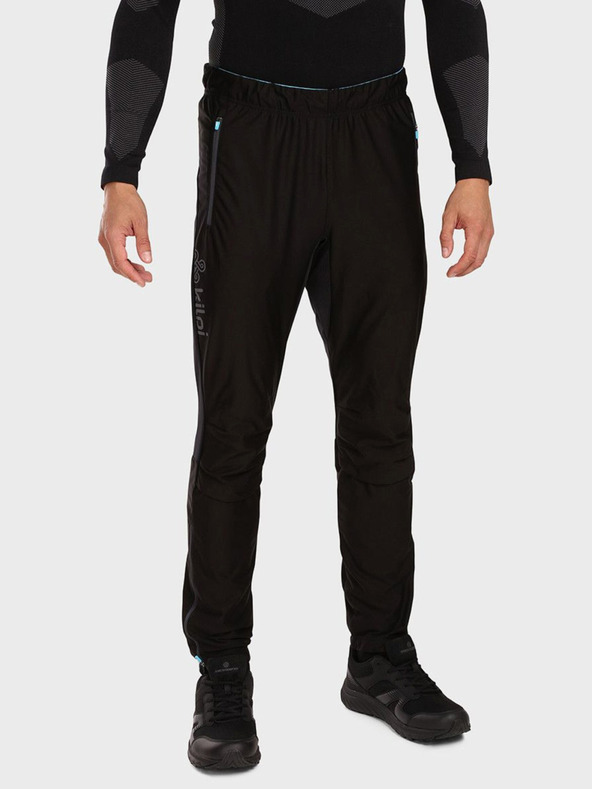 Kilpi Черен мъжки спортен панталон Kilpi NORWEL