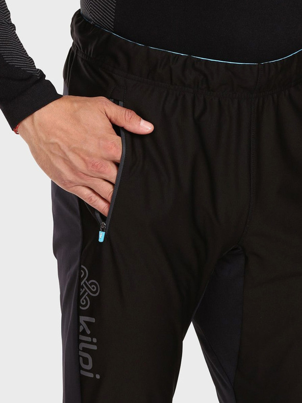 Kilpi Черен мъжки спортен панталон Kilpi NORWEL