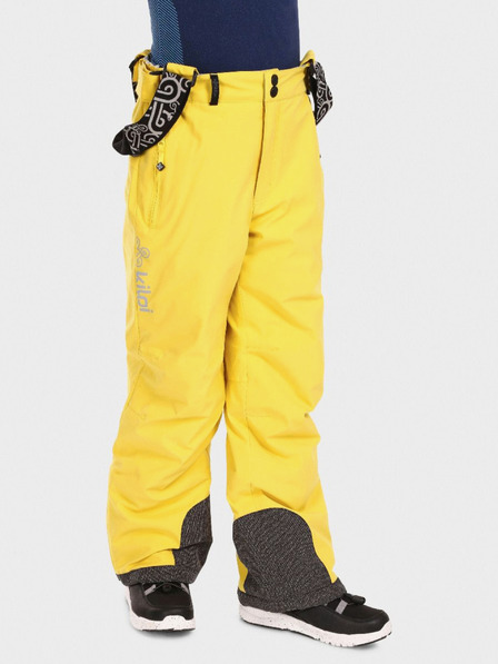 Kilpi Жълти ски панталони за момчета KILPI MIMAS