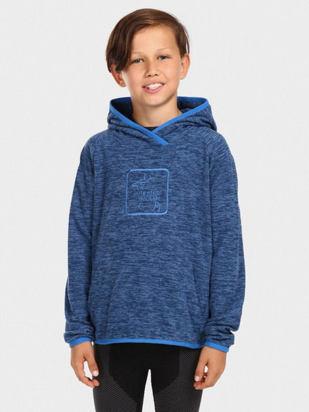 Kilpi Синьо момчешко поларено яке с качулка Kilpi FLOND