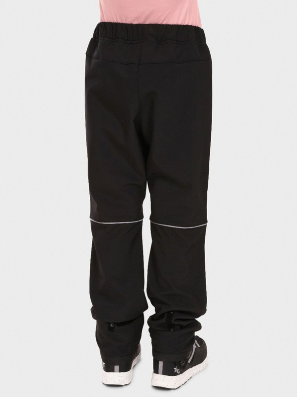 Kilpi Черен детски софтшел панталон Kilpi RIZO