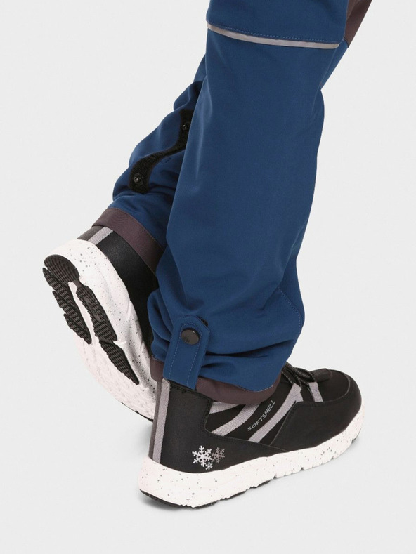 Kilpi Тъмносин детски софтшел панталон Kilpi RIZO