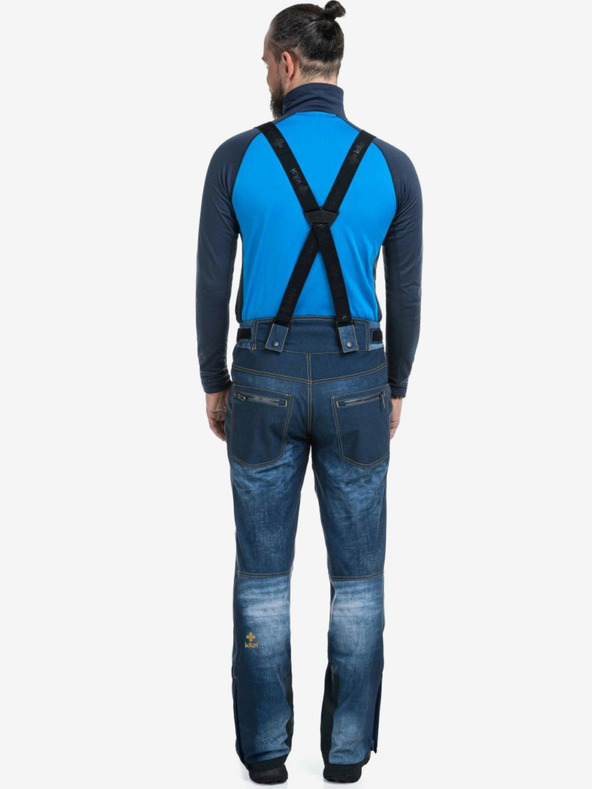 Kilpi Мъжки софтшел ски панталони Kilpi JEANSO-M тъмно синьо
