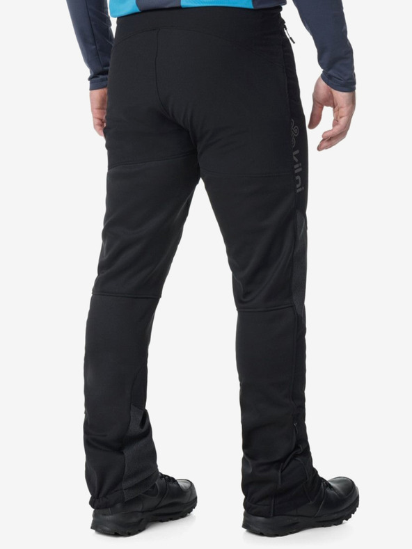 Kilpi Черни мъжки панталони за открито Kilpi NUUK