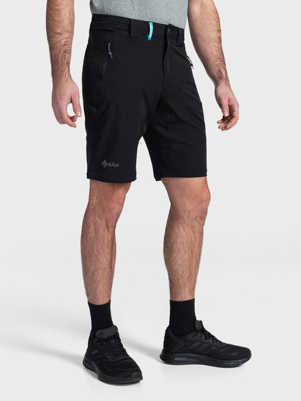 Kilpi Черни мъжки панталони за открито Kilpi HOSIO