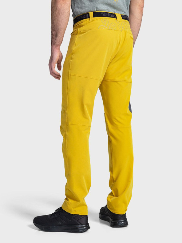 Kilpi Жълти мъжки панталони за открито Kilpi LIGNE