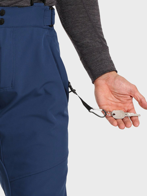Kilpi Тъмно сини мъжки софтшел ски панталони Kilpi RHEA