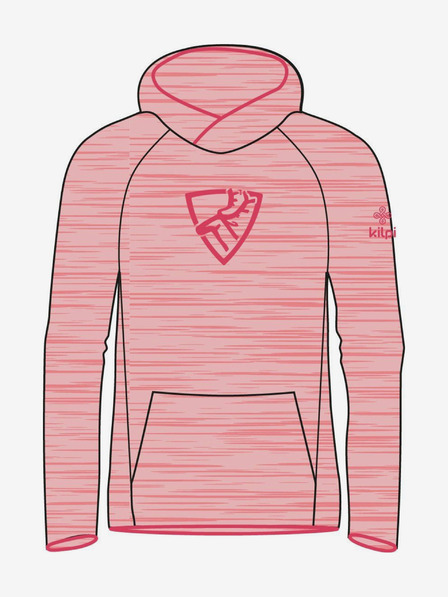 Kilpi Розов поларен суитчър за момичета Kilpi FLOND