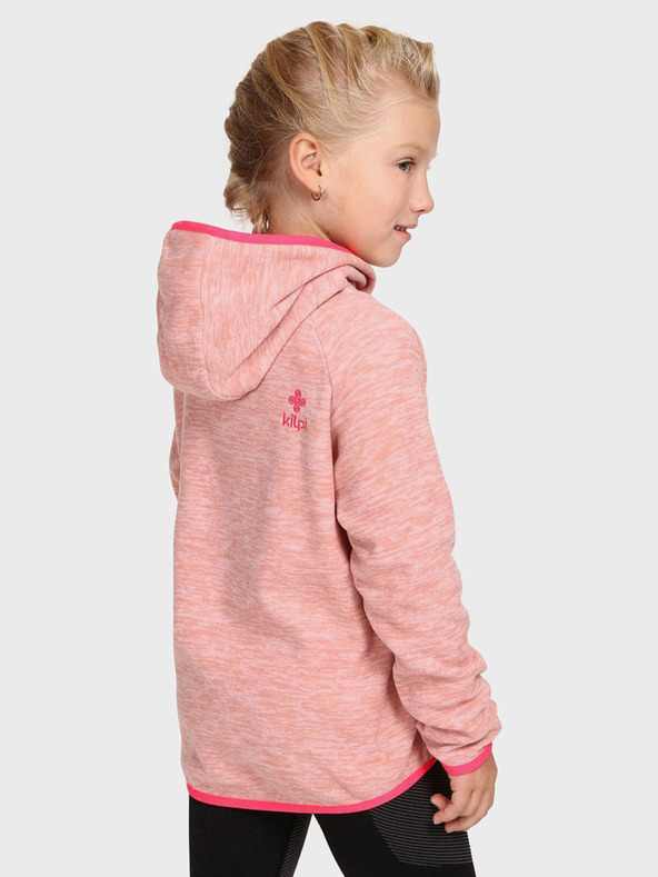 Kilpi Розов поларен суитчър за момичета Kilpi FLOND