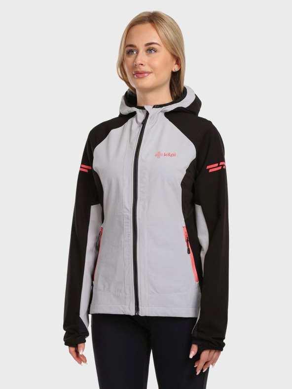 Kilpi Черно-сиво дамско спортно яке Kilpi BALEO