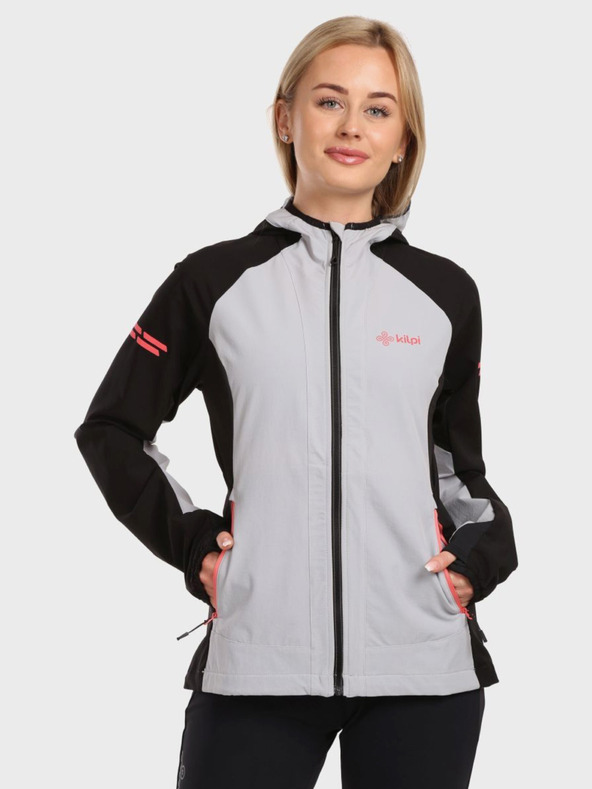 Kilpi Черно-сиво дамско спортно яке Kilpi BALEO