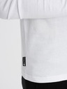 Ombre Clothing Бяла мъжка тениска с щампа Ombre Clothing