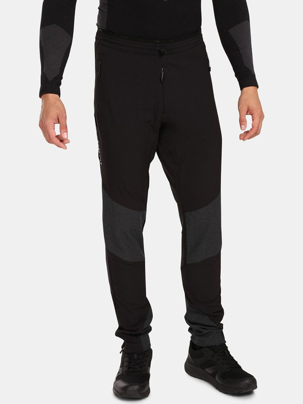 Kilpi Черни мъжки панталони за открито KILPI NUUK-M