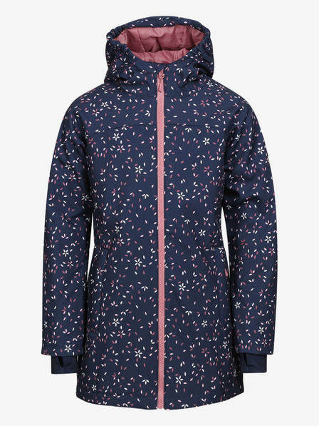 ALPINE PRO Тъмносиньо софтшел палто за момичета ALPINE PRO Ilemo