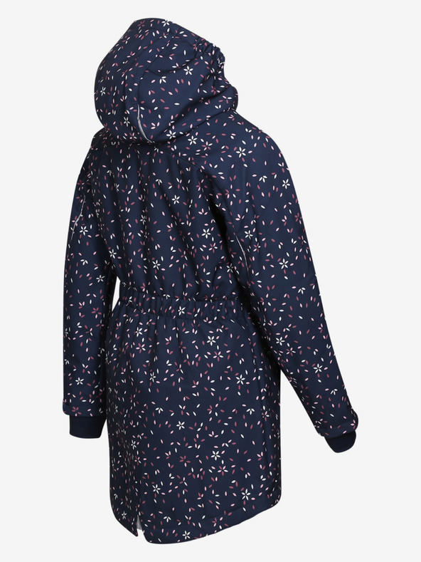 ALPINE PRO Тъмносиньо софтшел палто за момичета ALPINE PRO Ilemo