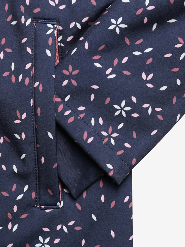 ALPINE PRO Тъмносиньо софтшел палто за момичета ALPINE PRO Ilemo