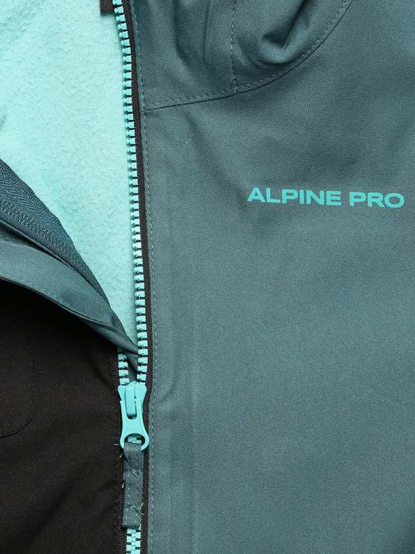 ALPINE PRO Сиво яке за момчета с пуловер ALPINE PRO Plega