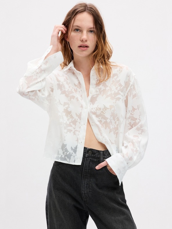 GAP Дантелена риза crop GAP