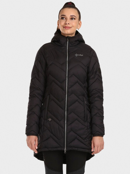 Kilpi Черно дамско зимно палто Kilpi LEILA-W