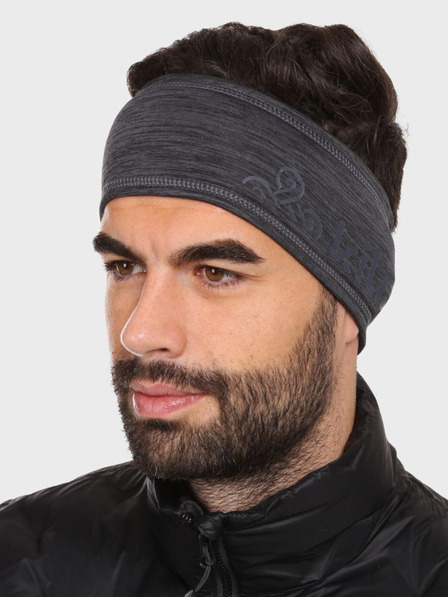 Kilpi Тъмно сива универсална спортна лента за глава Kilpi HOHE-U