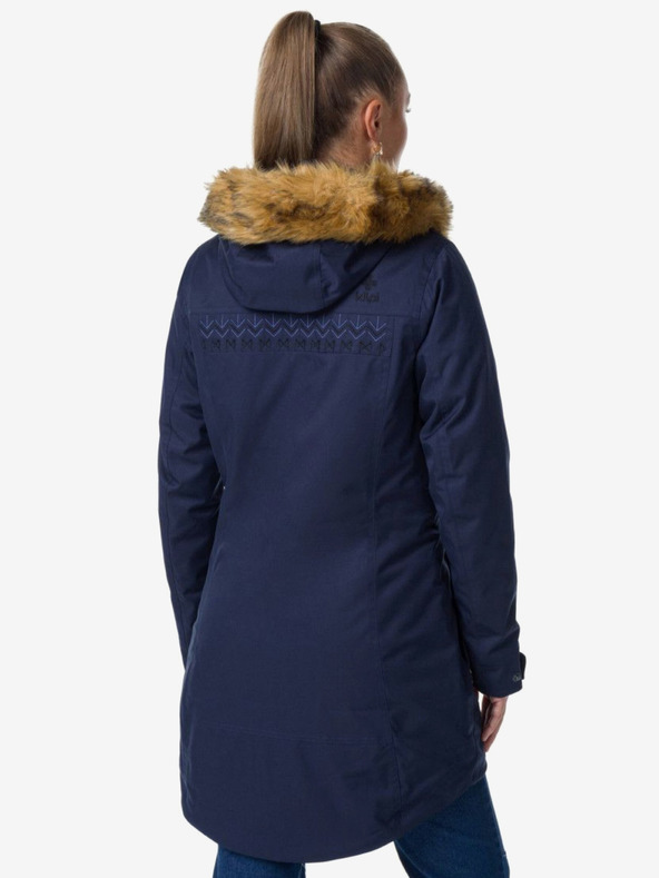 Kilpi Тъмнозелено дамско зимно палто Kilpi PERU-W