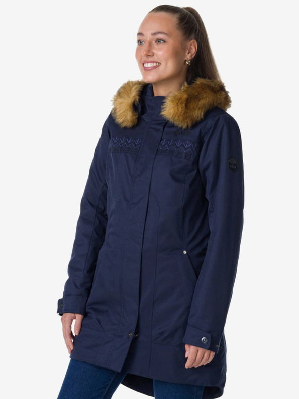 Kilpi Тъмнозелено дамско зимно палто Kilpi PERU-W