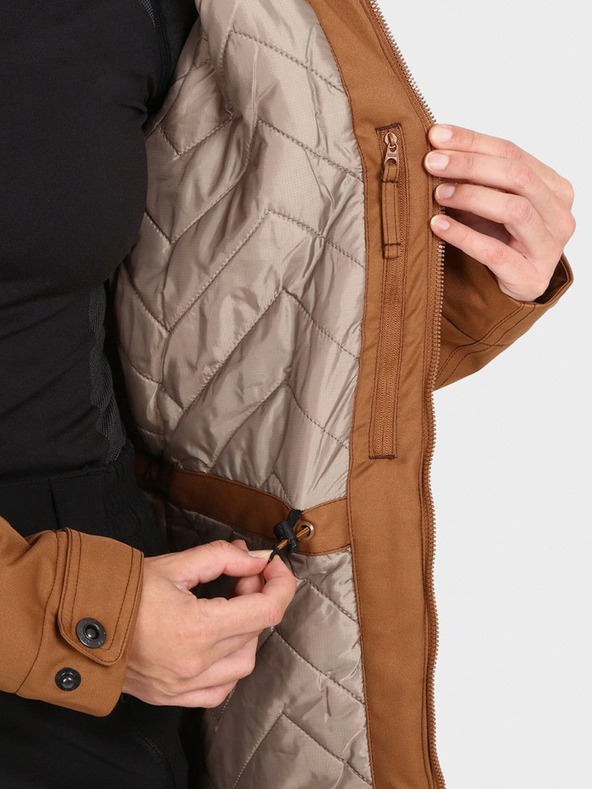 Kilpi Кафяво дамско зимно палто Kilpi PERU-W