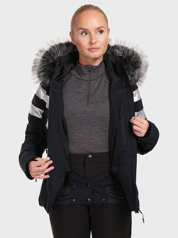 Kilpi Черно дамско луксозно ски яке Kilpi LTD ASTER-W