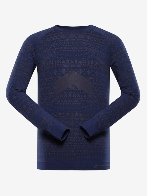 ALPINE PRO Тъмносиня мъжка функционална тениска ALPINE PRO Ambos