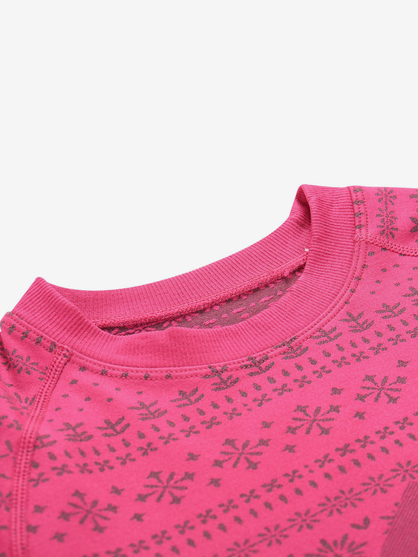 ALPINE PRO Тъмнорозова функционална тениска за момичета ALPINE PRO Amboso