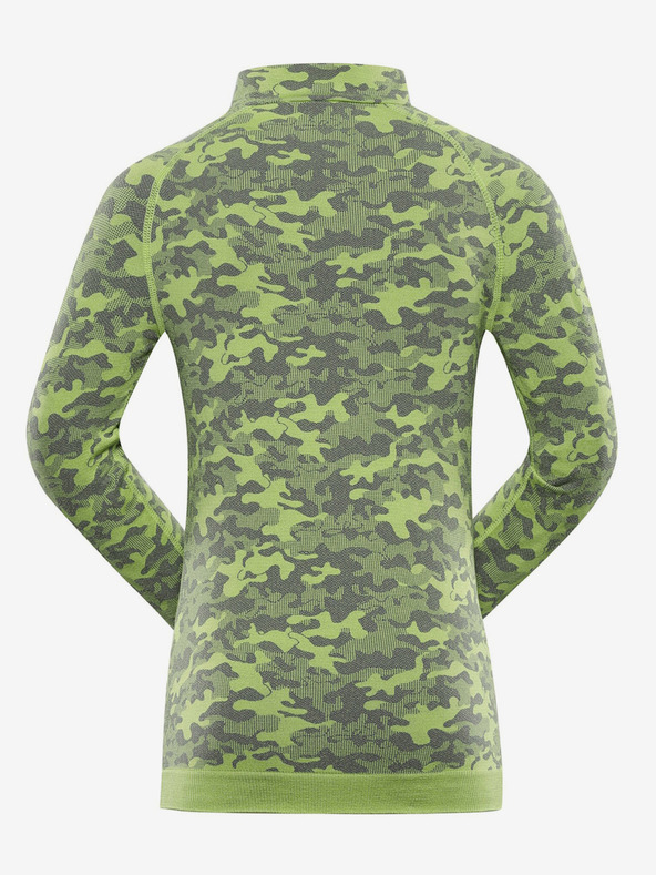 ALPINE PRO Зелена функционална тениска за момчета ALPINE PRO Seamo