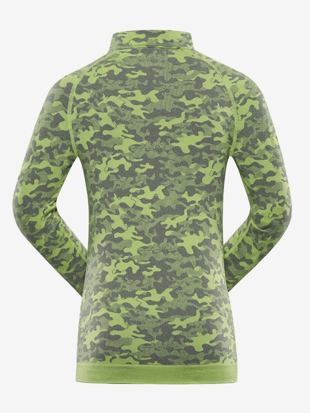 ALPINE PRO Зелена функционална тениска за момчета ALPINE PRO Seamo