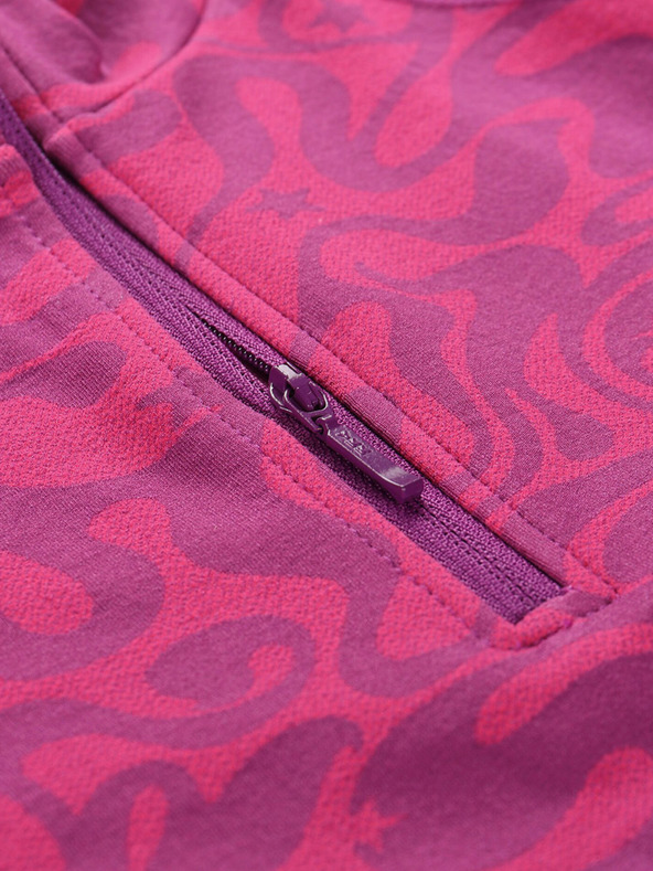 ALPINE PRO Тъмнорозова функционална тениска за момичета ALPINE PRO Seamo