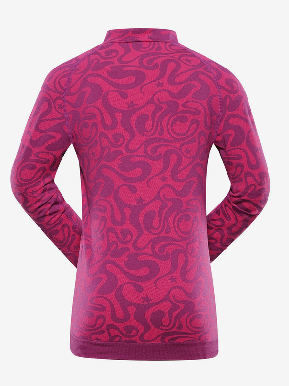 ALPINE PRO Тъмнорозова функционална тениска за момичета ALPINE PRO Seamo