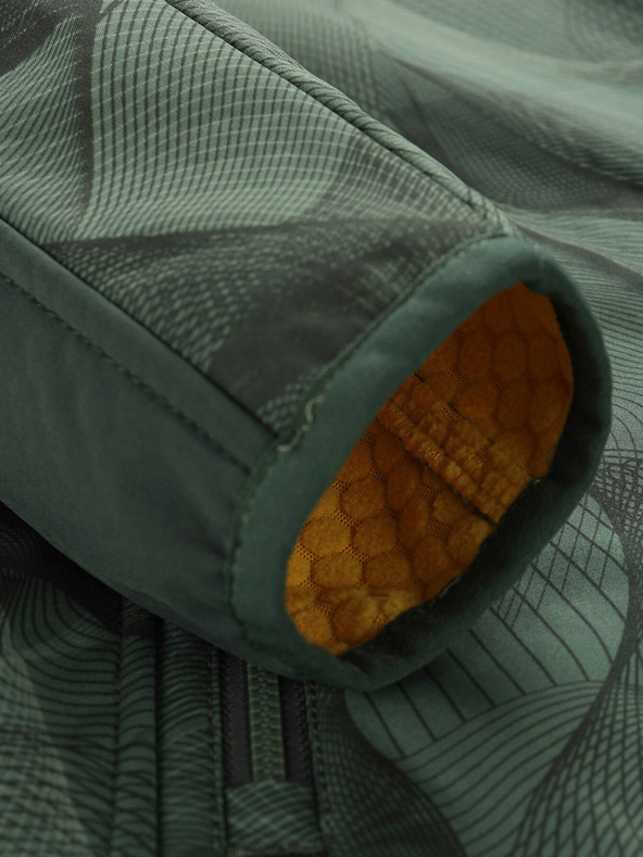 ALPINE PRO Тъмнозелено детско софтшел яке ALPINE PRO Hooro