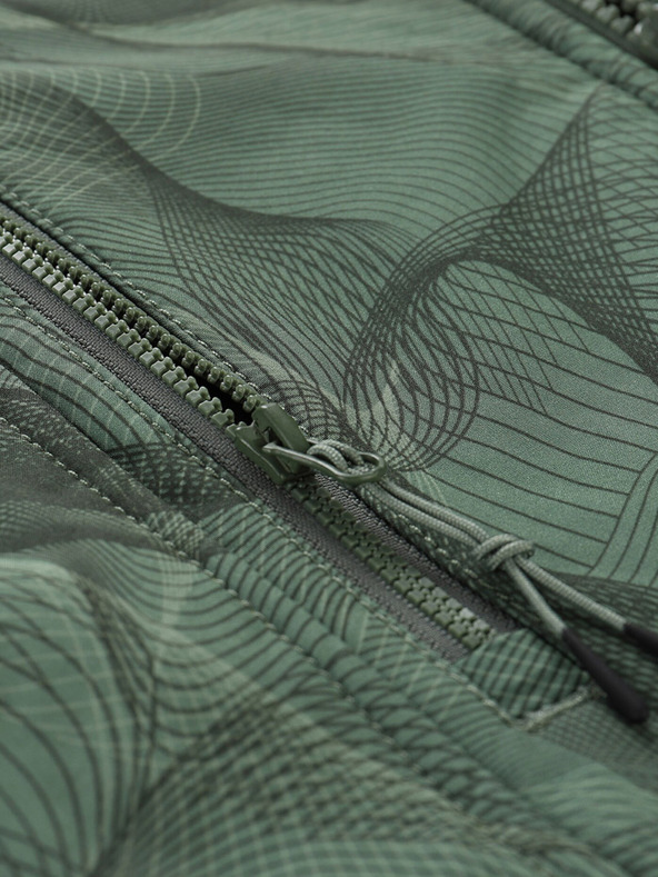 ALPINE PRO Тъмнозелено детско софтшел яке ALPINE PRO Hooro