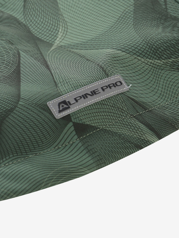 ALPINE PRO Тъмнозелено детско софтшел яке ALPINE PRO Hooro