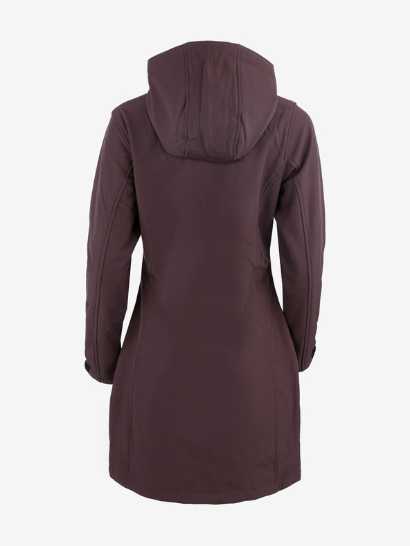 ALPINE PRO Кафяво дамско софтшел палто ALPINE PRO Esera