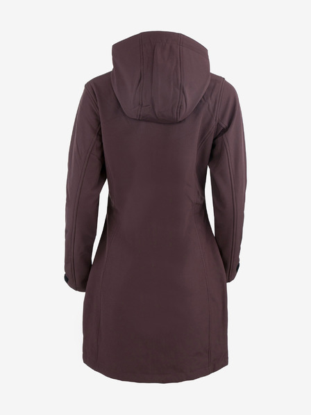 ALPINE PRO Кафяво дамско софтшел палто ALPINE PRO Esera