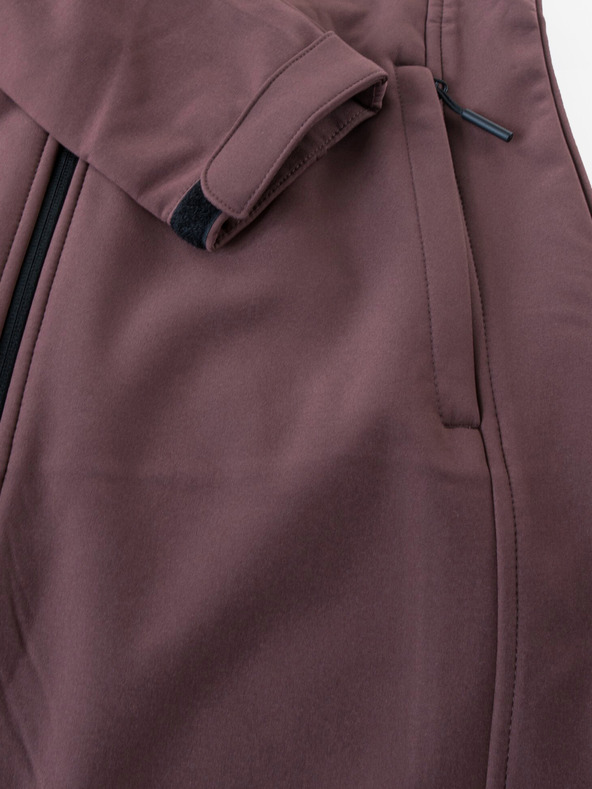 ALPINE PRO Кафяво дамско софтшел палто ALPINE PRO Esera