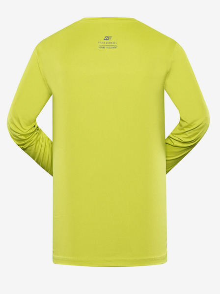 ALPINE PRO Жълта мъжка функционална тениска ALPINE PRO Lous