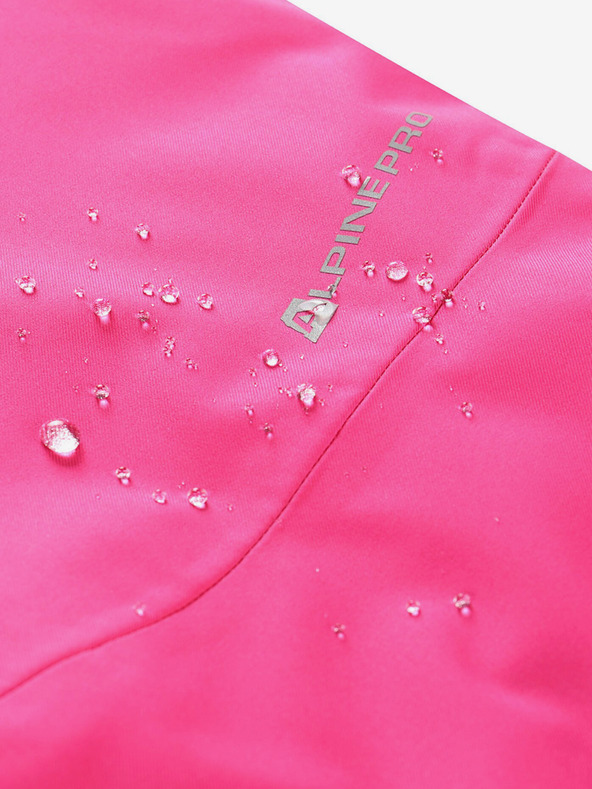 ALPINE PRO Тъмнорозов детски ски панталон с мембрана ptx ALPINE PRO Osago