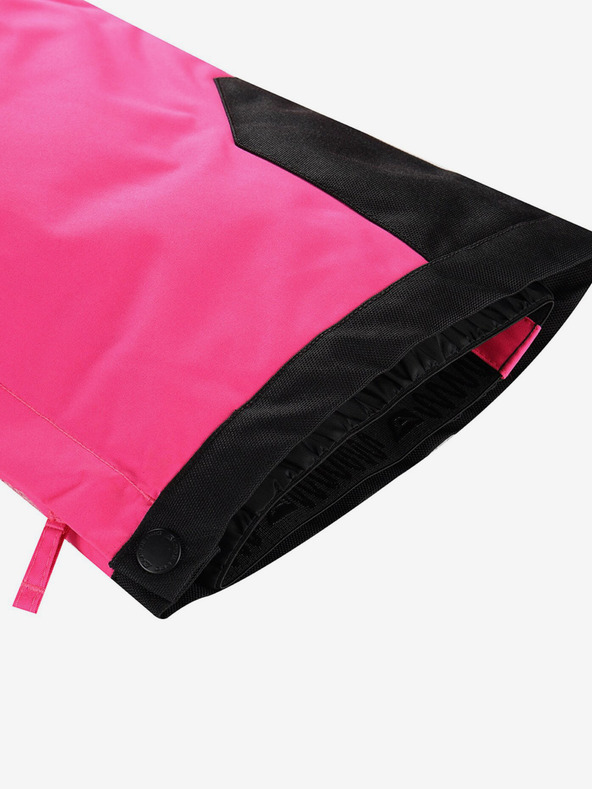 ALPINE PRO Тъмнорозов детски ски панталон с мембрана ptx ALPINE PRO Osago