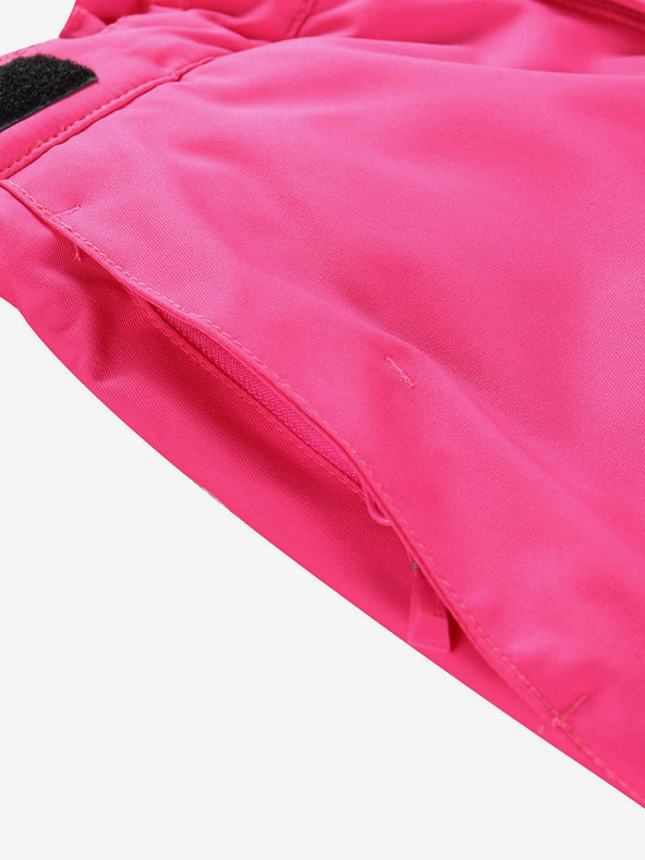 ALPINE PRO Тъмнорозов детски ски панталон с мембрана ptx ALPINE PRO Osago