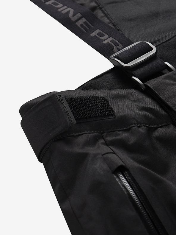 ALPINE PRO Черен мъжки ски панталон с мембрана PTX ALPINE PRO Feler