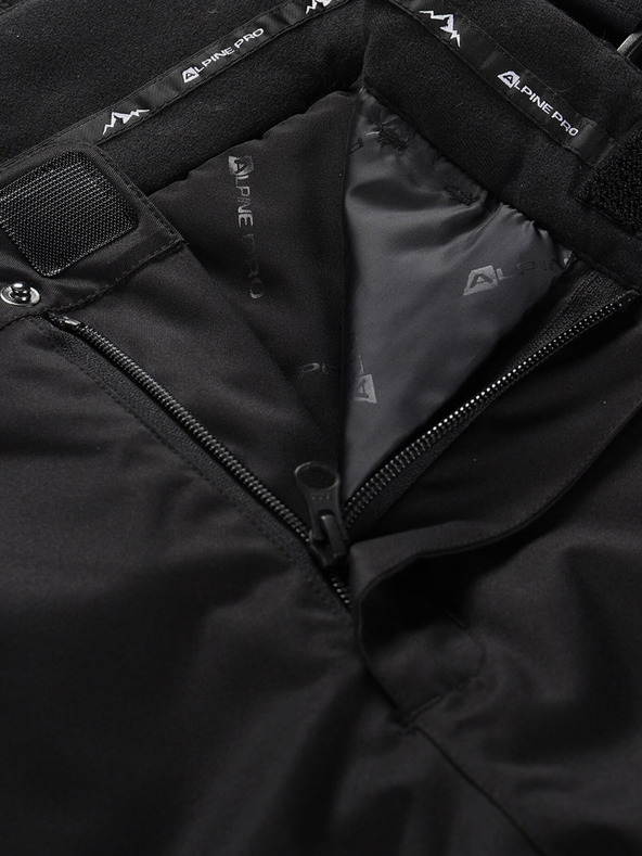 ALPINE PRO Черен мъжки ски панталон с мембрана PTX ALPINE PRO Feler