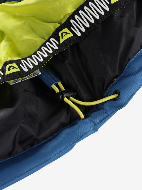 ALPINE PRO Синьо-зелено детско ски яке с мембрана PTX ALPINE PRO Reamo