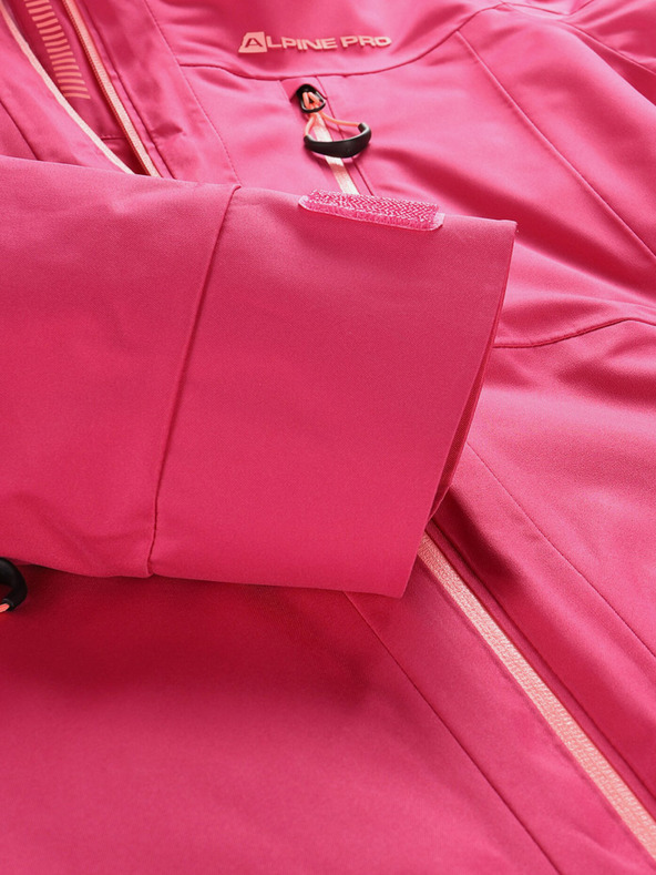 ALPINE PRO Тъмно розово дамско ски яке с мембрана PTX ALPINE PRO Reamo